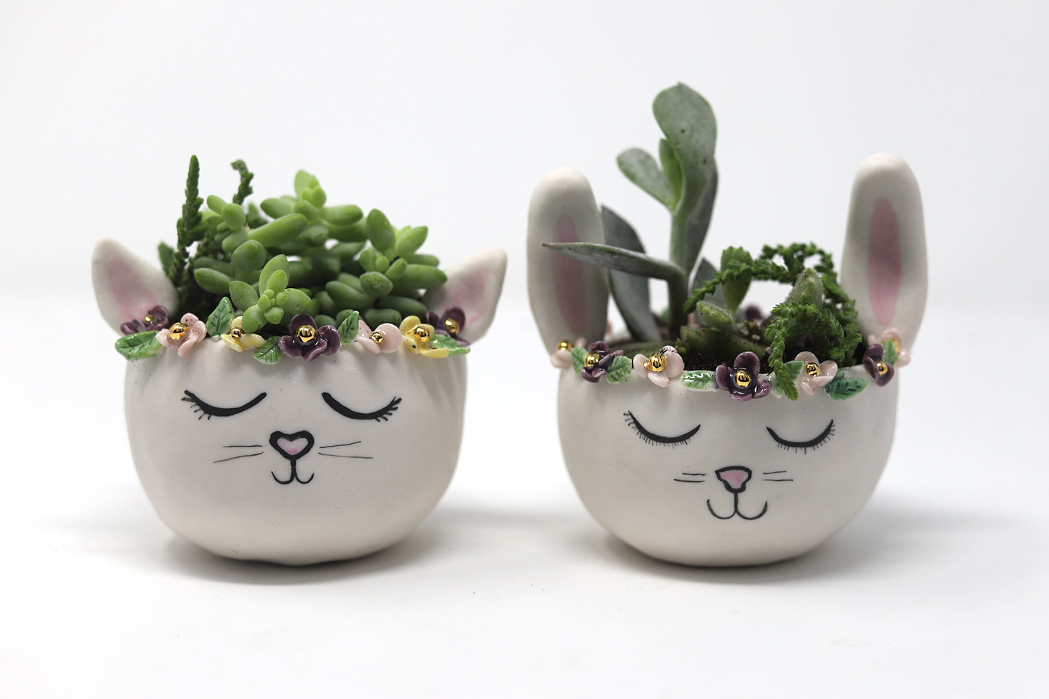 fancy planter pots Fancy Critter Planters – Erin West Ceramics